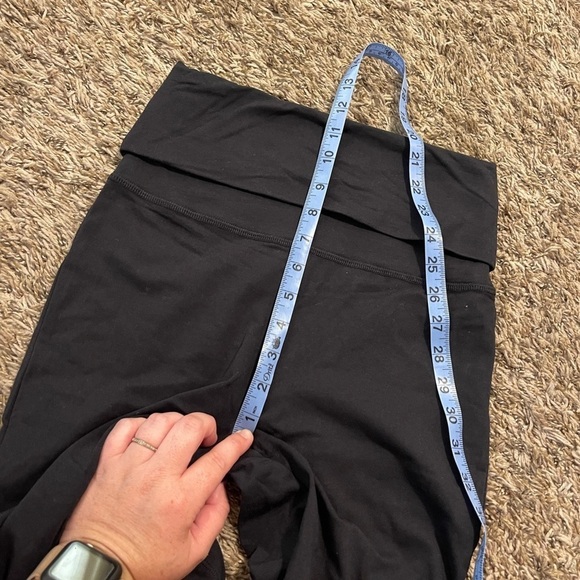 Aerie NWT Offline OG high rise super flare black fold over leggings - Picture 11 of 14